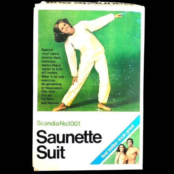 Vintage Exercise Suana Suit Scandia No.1001 Saunette Exercise Weight Loss - Picture 1 of 14